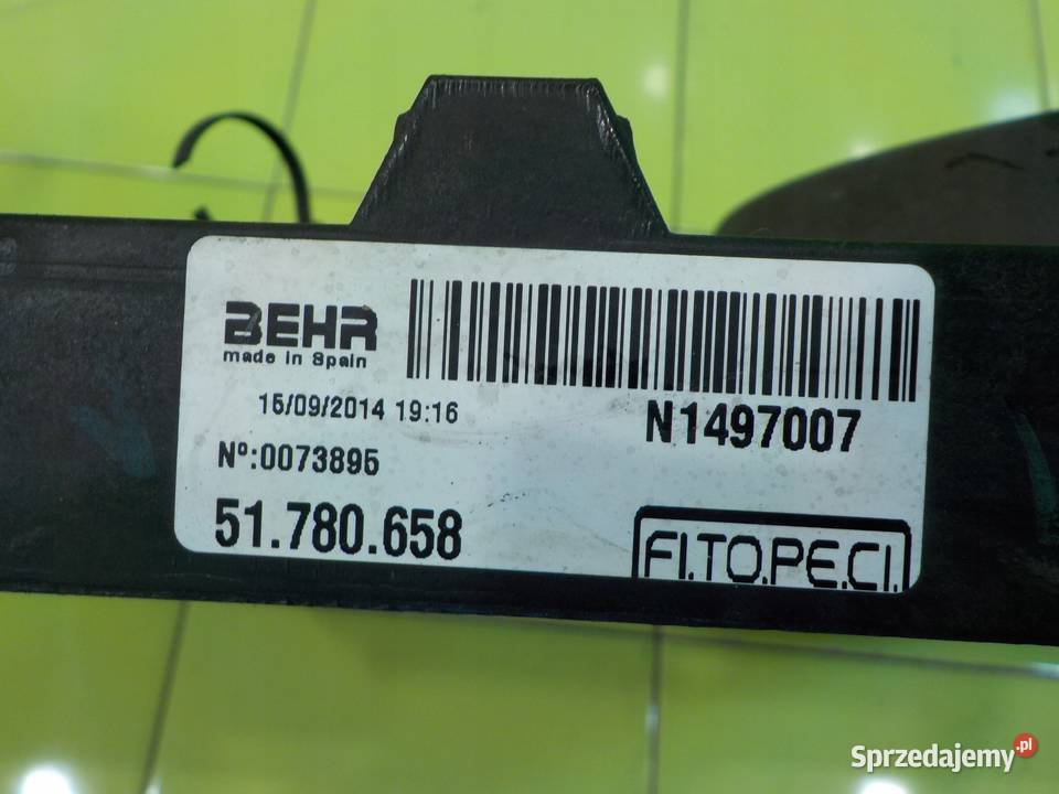 FIAT FIORINO NEMO BIPPER 13 MJET 15r VAN Układ chłodzenia Suków sprzedam