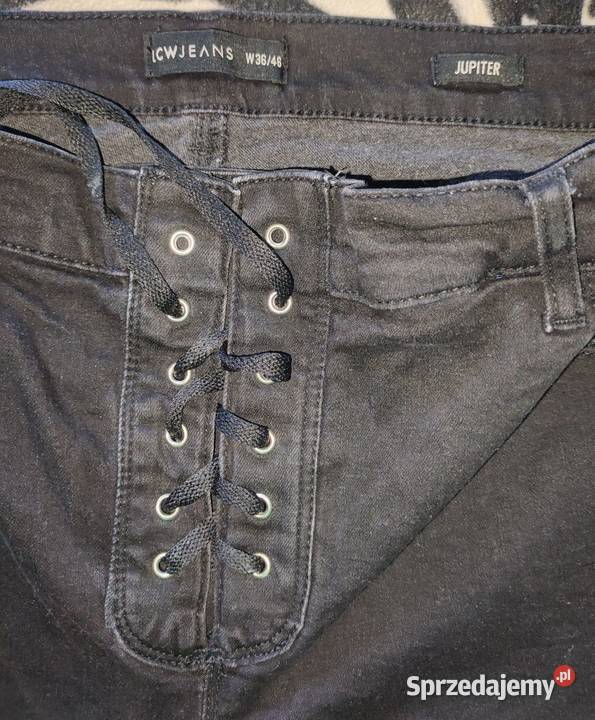 Spodnie damskie jeansowe czarne LCW Jeans czarny Paczków