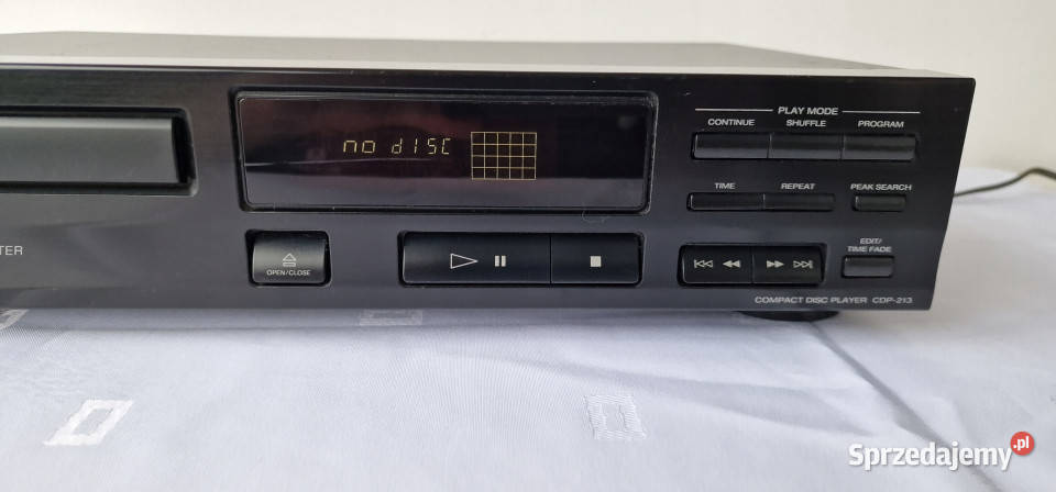 Odtwarzacz Sony CDP213 CDP 213 CD player CDP 213 Międzychód