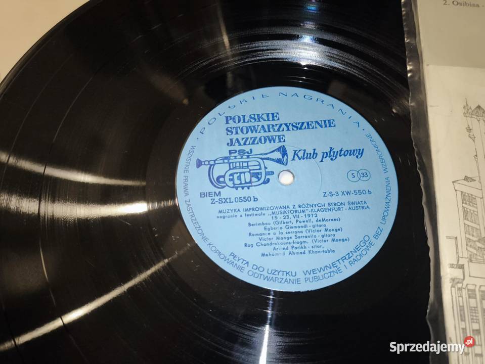 Płyty winylowe Polish Jazz 3 jazz Grybów