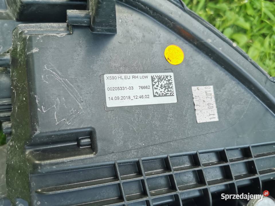 Lampa full led Jaguar prawa OE J9D313W029BA dolnośląskie