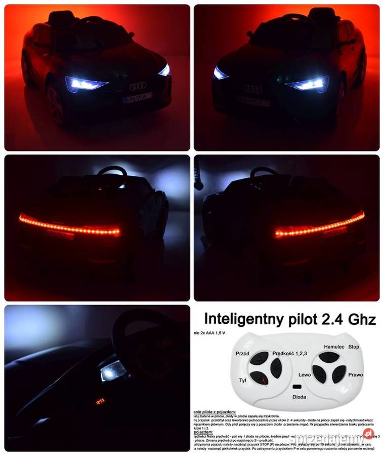 Autko na akumulator AUDI ETRON GT dzieci auto Myszków