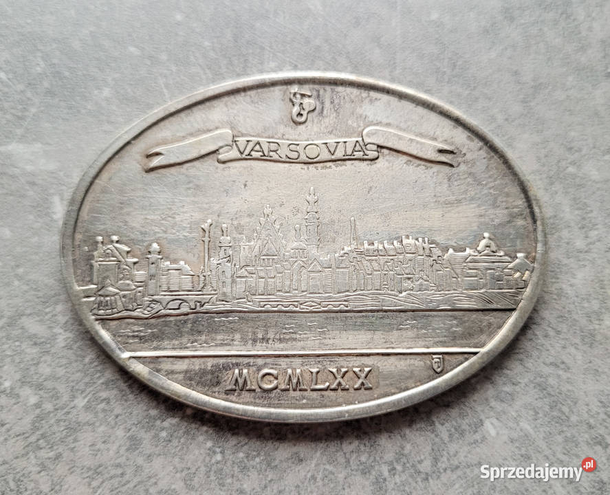 H3 POLSKA medal Klubu Numizmatyków 1967 Warszawa Numizmatyka Łask