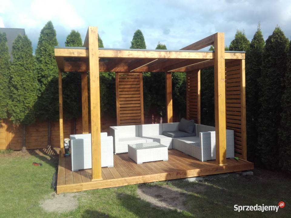 Altany nowoczesne podwieszany dach altana Wąchock