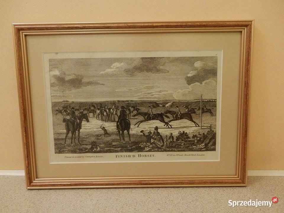 Dziesięć rycin przedstawiających konie do Piła