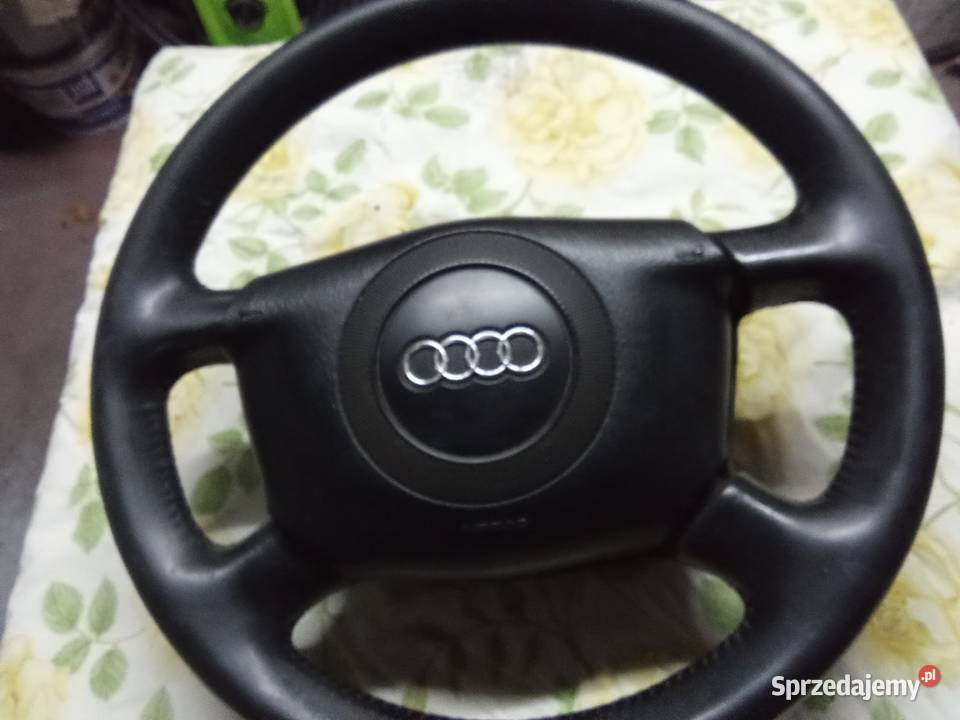 Kierownica audi A6 C5 obszyta skórą z poduszką Nowe Miasto Lubawskie