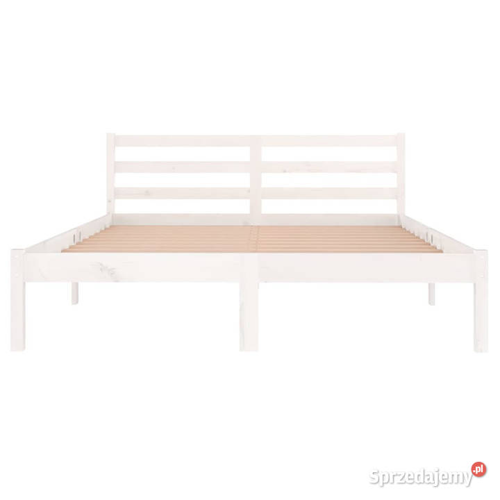 Rama łóżka biała lite drewno sosnowe 140x200 Warszawa