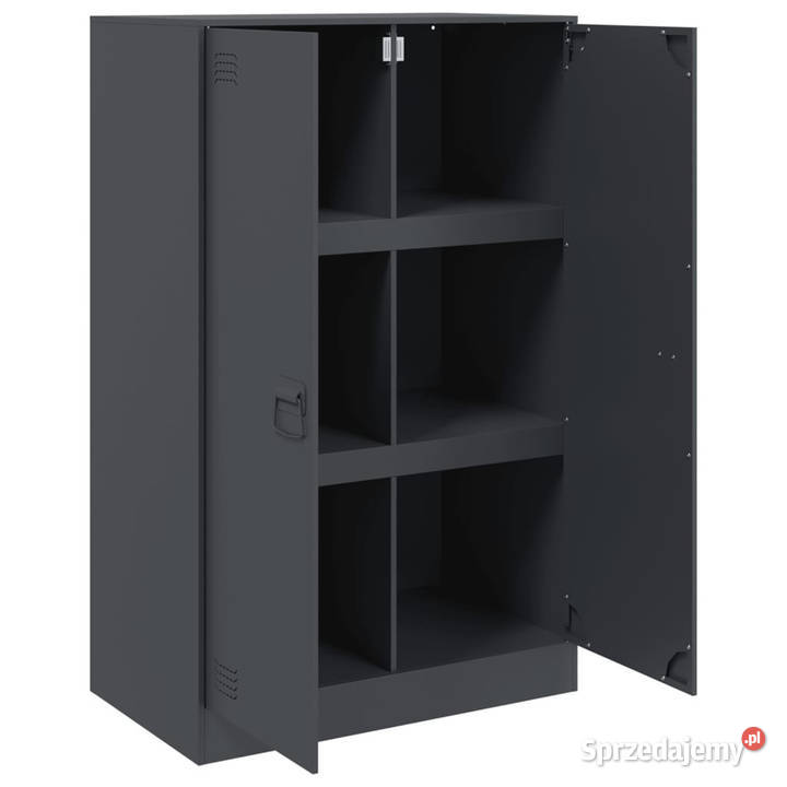 Szafka boczna antracytowa 67x39x107 stal Warszawa sprzedam