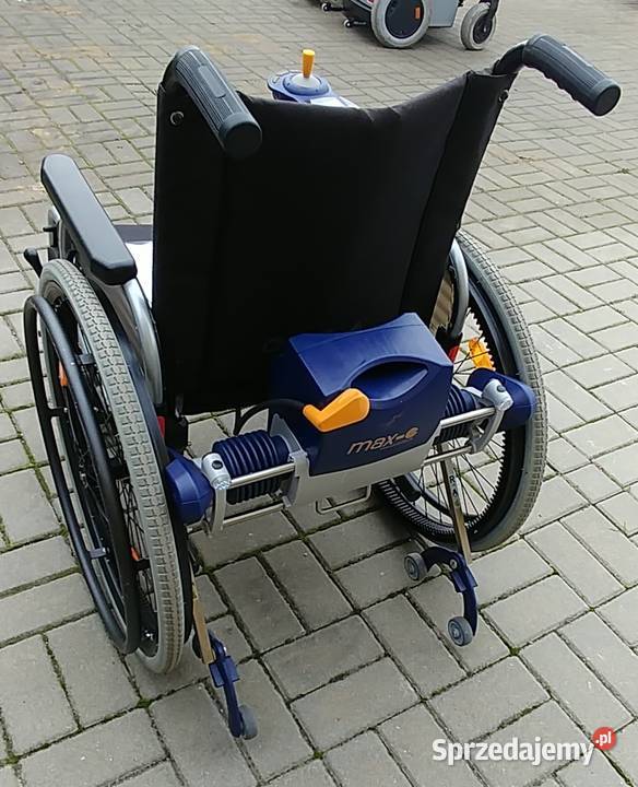 Wózek inwalidzki lekki składany z napędem różne Syców