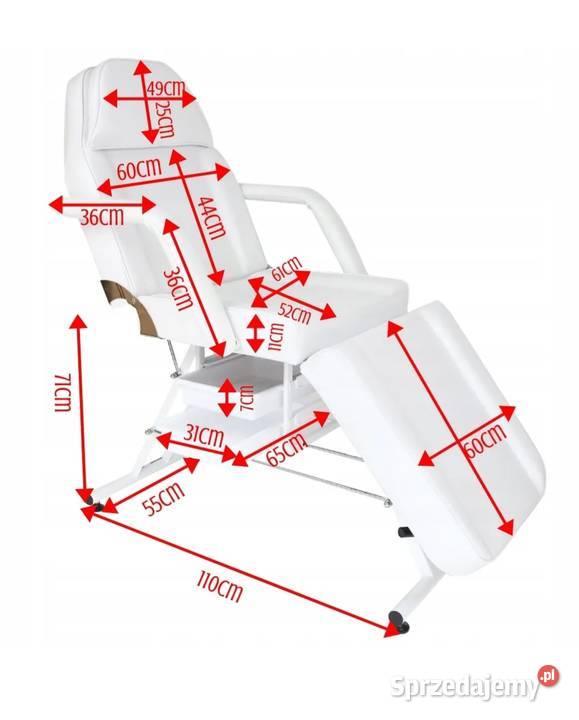 Fotel kosmetyczny hydrauliczny Szczecin