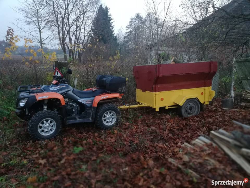 Dinli 700 wierna kopia Yamahy Grizzly prawie warmińsko-mazurskie Morąg