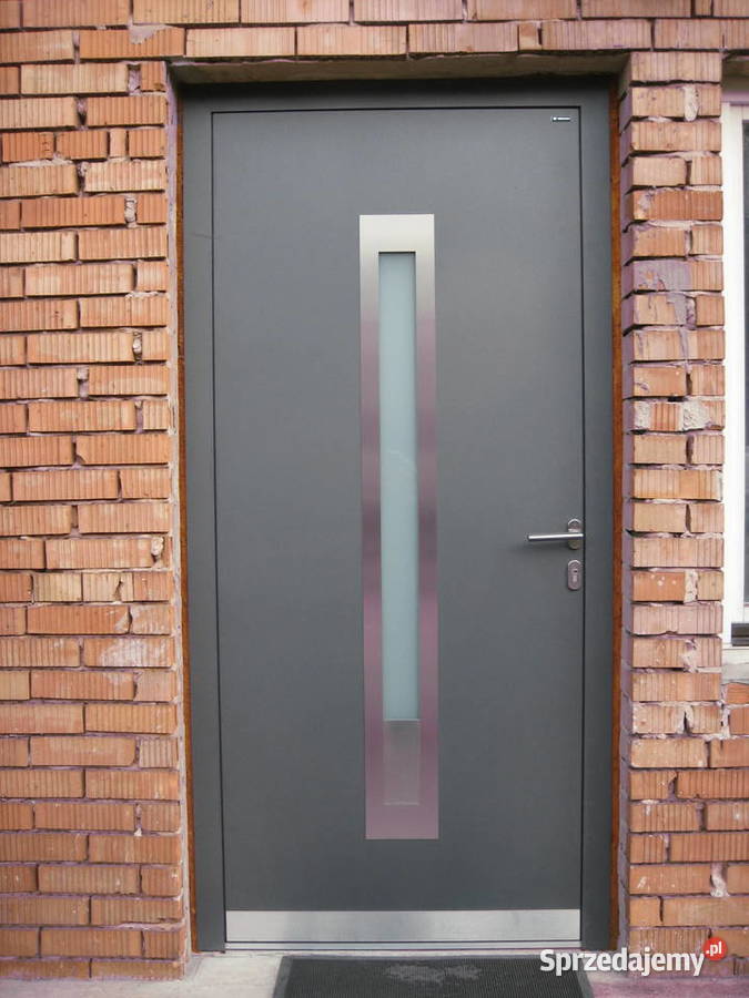 Drzwi zewnętrzne prawe aluminiowe antywłamaniowe Kraków