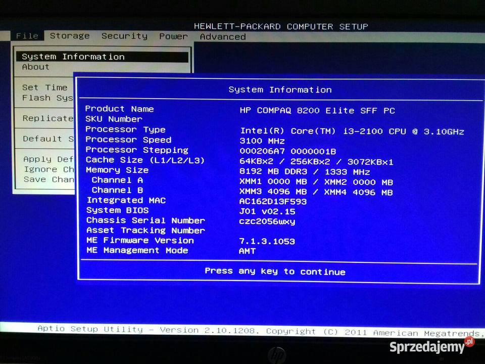 Micron DDR3 4GB PC3 12800U 1600Mhz CL11 Micron Technology Bydgoszcz