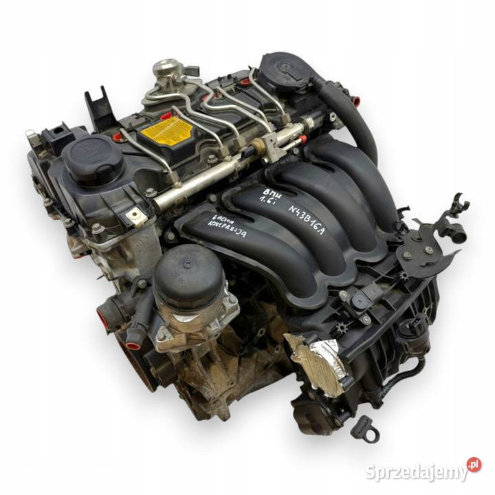 SILNIK N43B16A BMW E81 E87 E90 E91 E92 16 122 Chełm