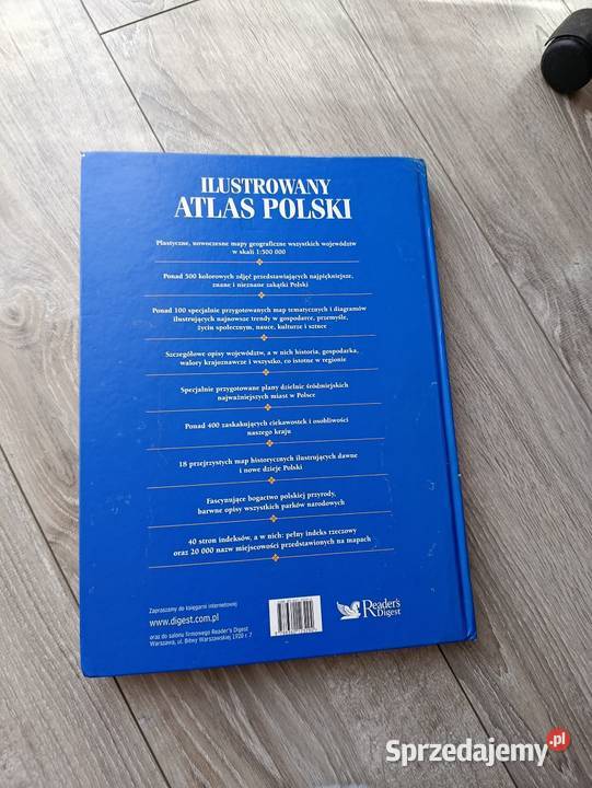 Ilustrowany atlas Polski nasza ojczyzna mapy Poznań
