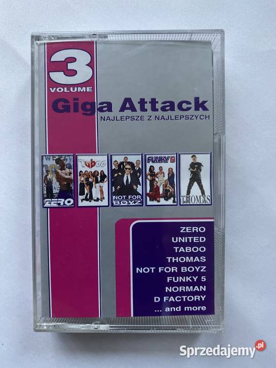 Giga Attack 3Najlepsze z najlepszychkaseta MC Lublin sprzedam