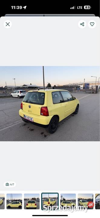 Vw lupo 14 benzyna 2000 Klimatyzacja Elektryka Zarejestrowany w Polsce Kielce