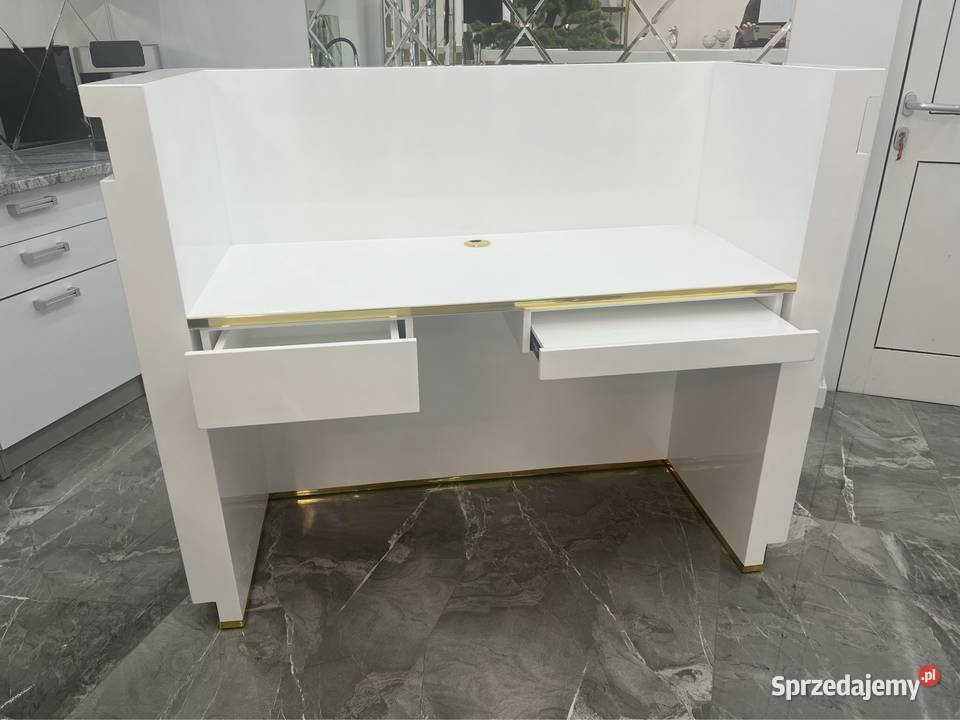Biała złota lada sklepowa recepcja Premium małopolskie Golkowice sprzedam