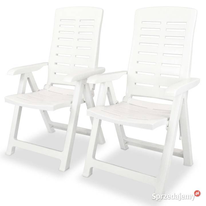 vidaXL Rozkładane krzesło ogrodowe 2 plastikowe Warszawa