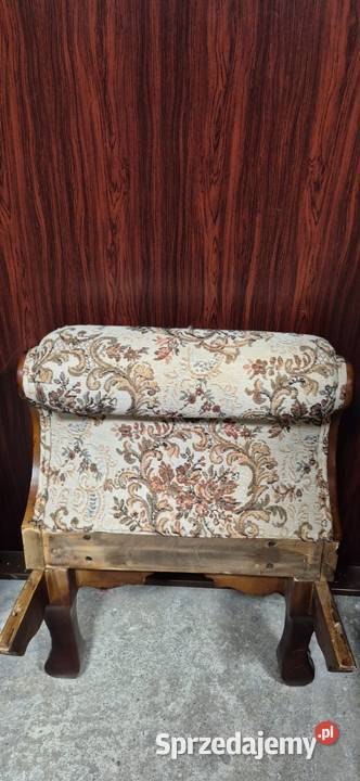 Sofa ręcznie rzeźbiona szezlong z drewna Gdańsk