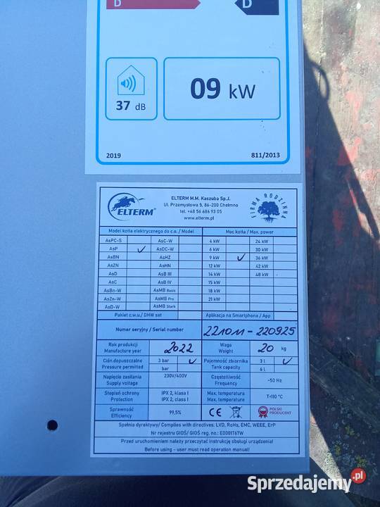 Sprzedam elektryczny kocioł do centralnego Dom i Ogród Potworów sprzedam