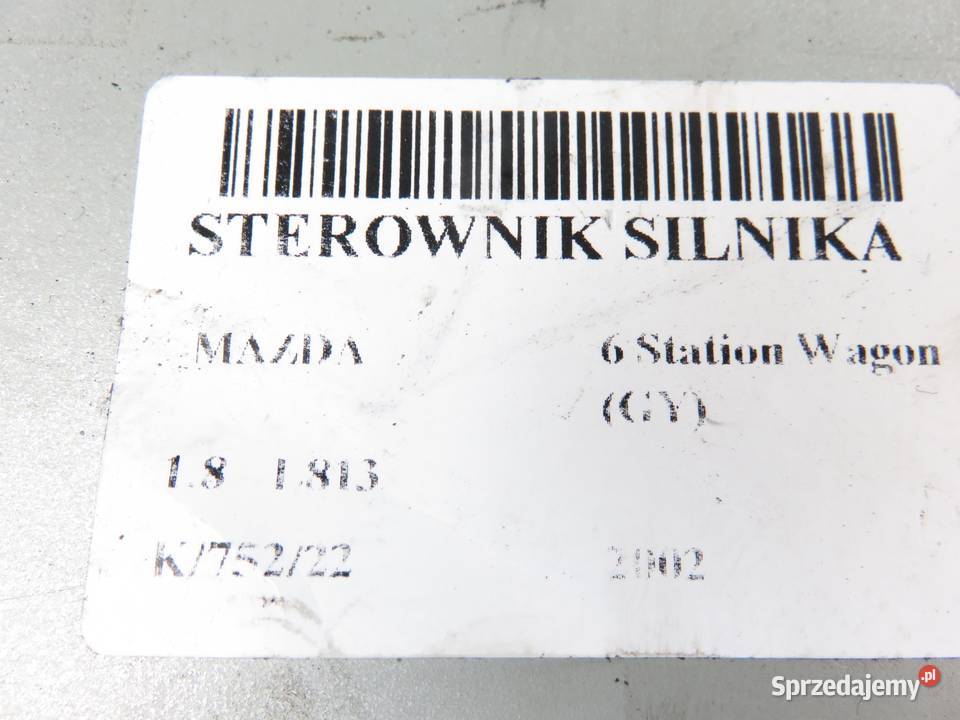 STEROWNIK MAZDA 6 Station Wagon 18 L813 osobowe Części samochodowe małopolskie