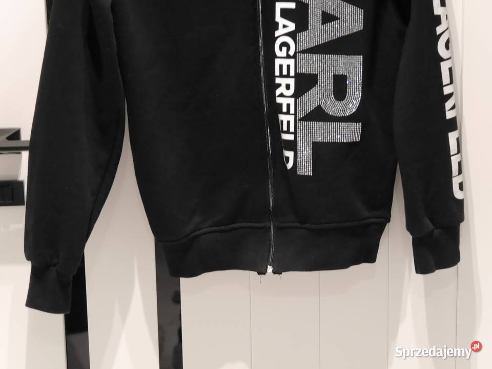 Karl Lagerfeld śliczna bluza cyrkonie 36 S Pozostałe Wrocław