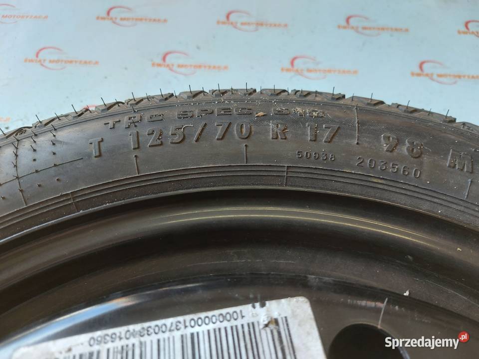OPEL INSIGNIA A koło dojazdowe 1257017 98M 5x120 Kielce sprzedam