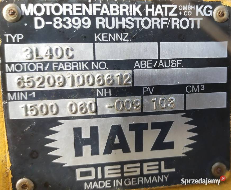 Pompa Hudig HC 55103 do igłofiltrów silnik hatz Opole