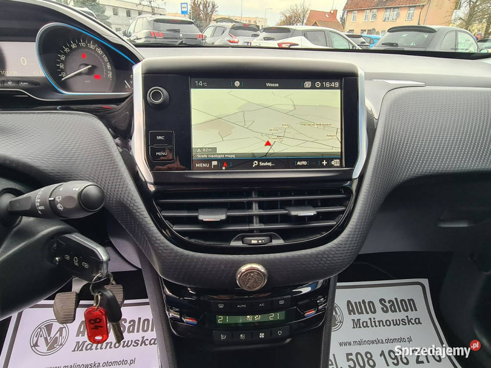Peugeot 2008 Navi PDC Półskóry Led Klimatronik elektrochrom. lusterko wst. Wągrowiec