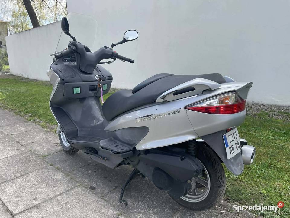 SUZUKI BURGMAN 125 2008 R 100 Sprawny Niski