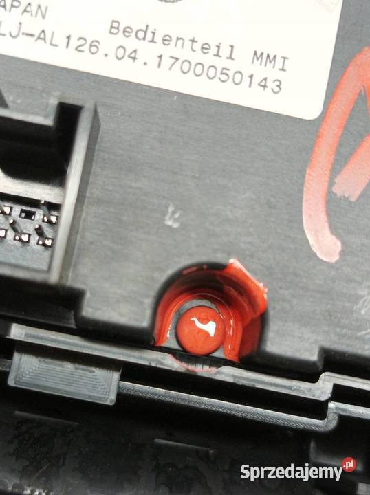 PANEL STEROWANIA MMI PRZEŁĄCZNIK HAMULCA KOMPLET Panele sterowania, przełączniki