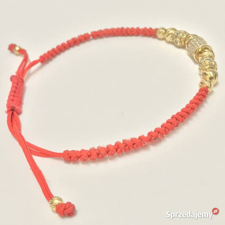 Złota BRANSOLETKA damska 585 14K miękka zdobiona Warszawa