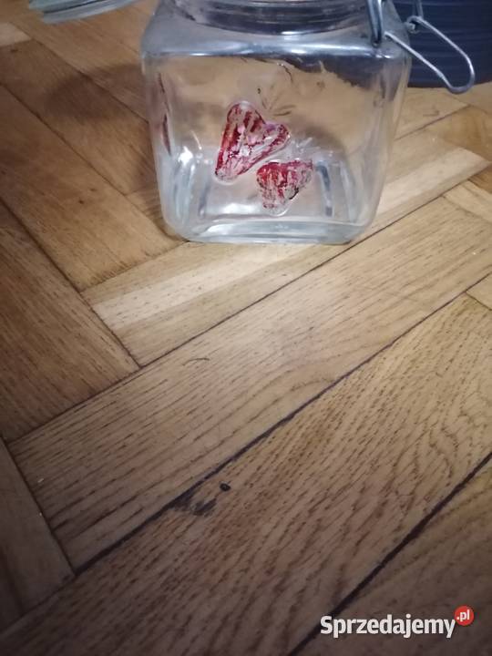 Pojemnik szklany z klamrą Gdańsk