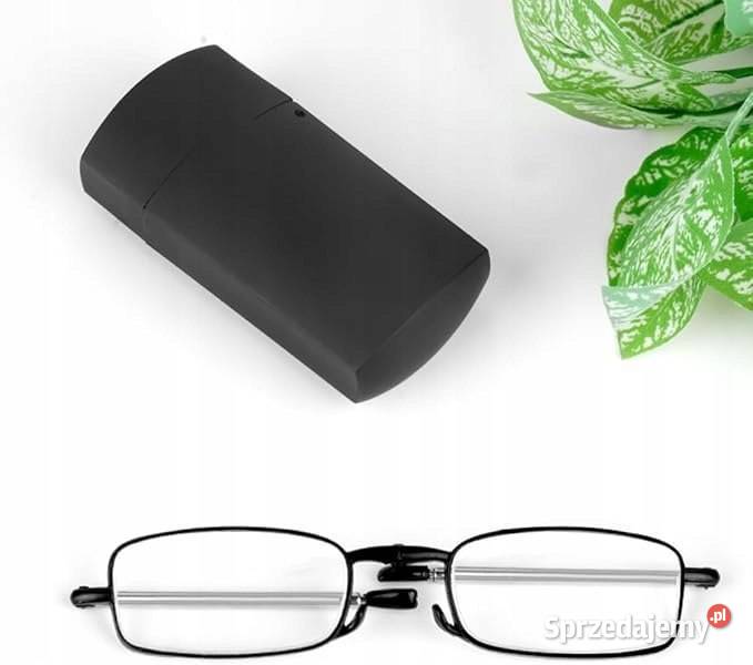 Składane okulary do czytania z etui małe do Sosnowiec sprzedam