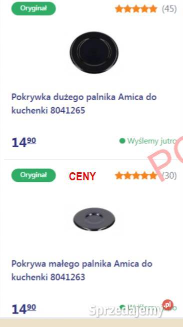 Kuchenka AmicaGaz Części Sopot