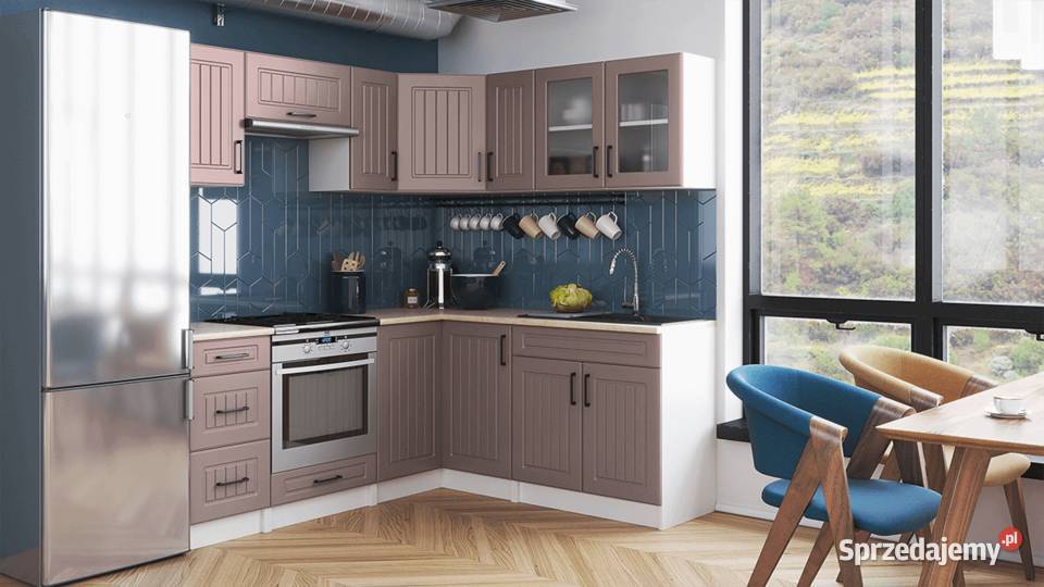 Kuchnia narożna ROTIZA DENIM MAT Meble Brody