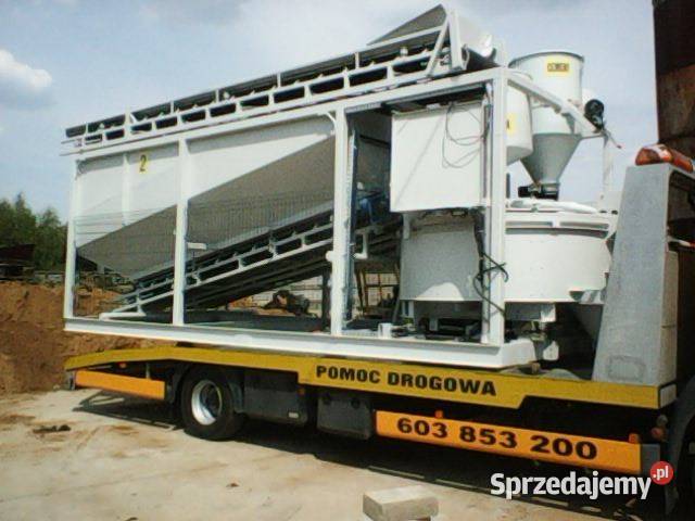 węzeł betoniarski z ładowarką mobilny Jastrząb