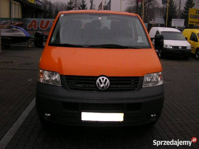 VOLKSWAGEN T5 DOKA 6os klima panel sygnlizacyjny Samochody dostawcze Kraków