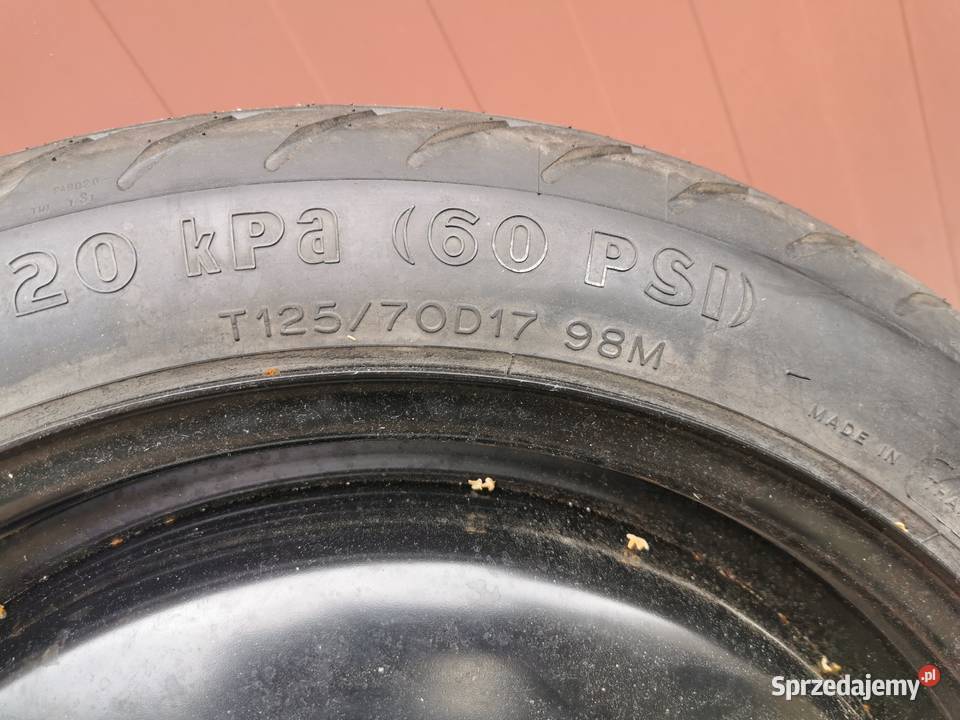 toyota AVENSIS KOŁO DOJAZDOWE 17 ZAPAS