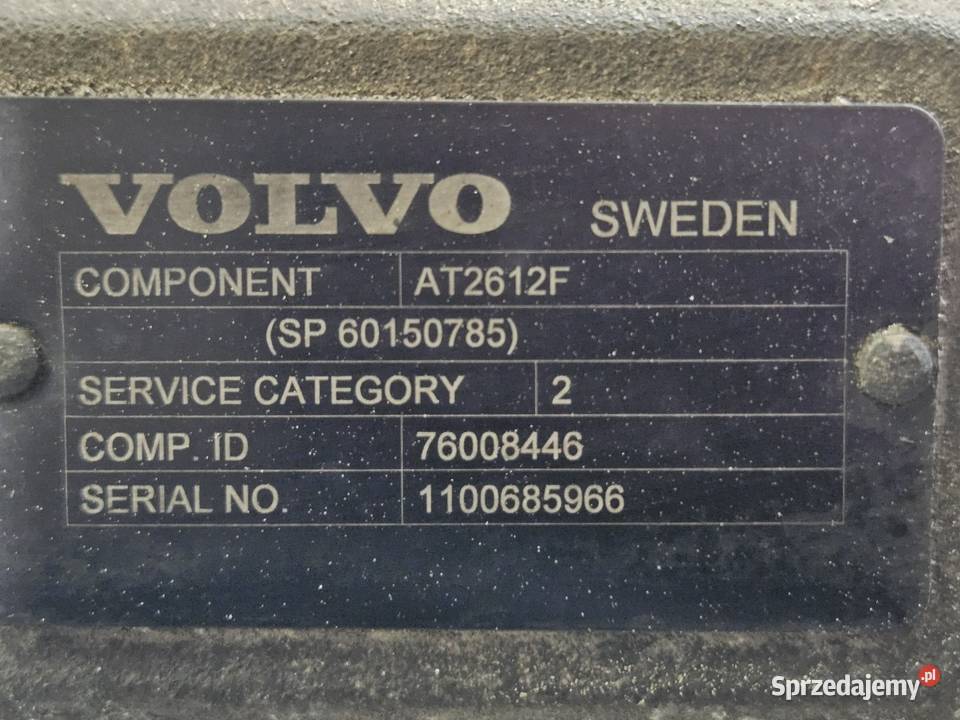 Skrzynia biegów automat Volvo FH4 17r AT2612F ciężarowe Igołomia sprzedam