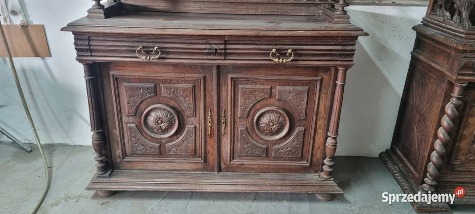 Zestaw mebli 2 kredensy francuskie stół z