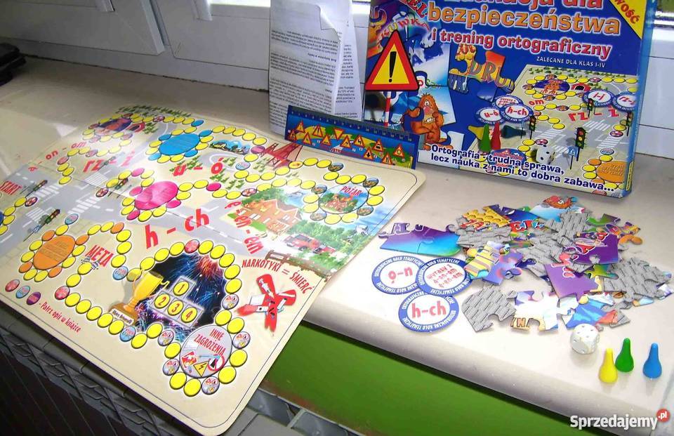 Edukacyjna gra planszowa dzieci śląskie Zawiercie