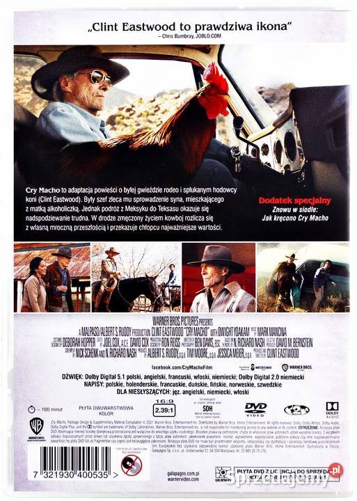 CRY MACHO CLINT EASTWOOD sprzedam