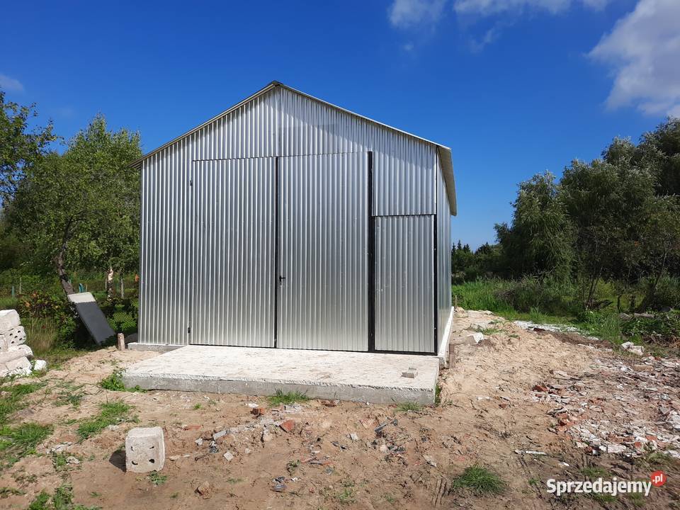 Garaż Blaszany OCYNKOWANY 4x8 Garaże Blaszane Pozostałe Ryki