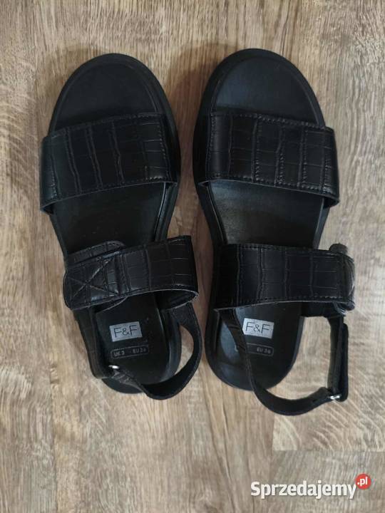 Czarne sandały FF rozmiar 36 podlaskie