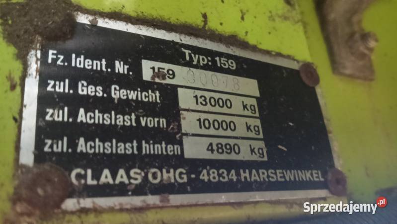 Sprzedan kombajn clas comandor Dworek