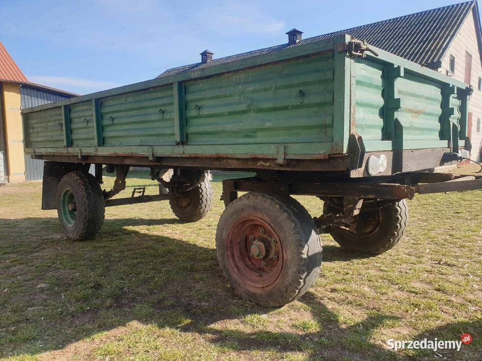 Przyczepa dwuosiowa Autosan nieuszkodzony Maszyny rolnicze Rusinów