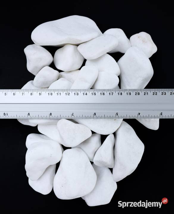 Otoczak Biały Thassos kamień ozdobny ogrodowy