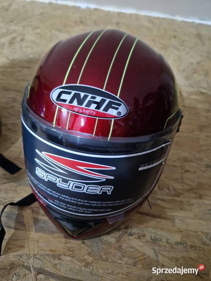 Kask helmets cnhf czarny czerwony niebieski Głogowa